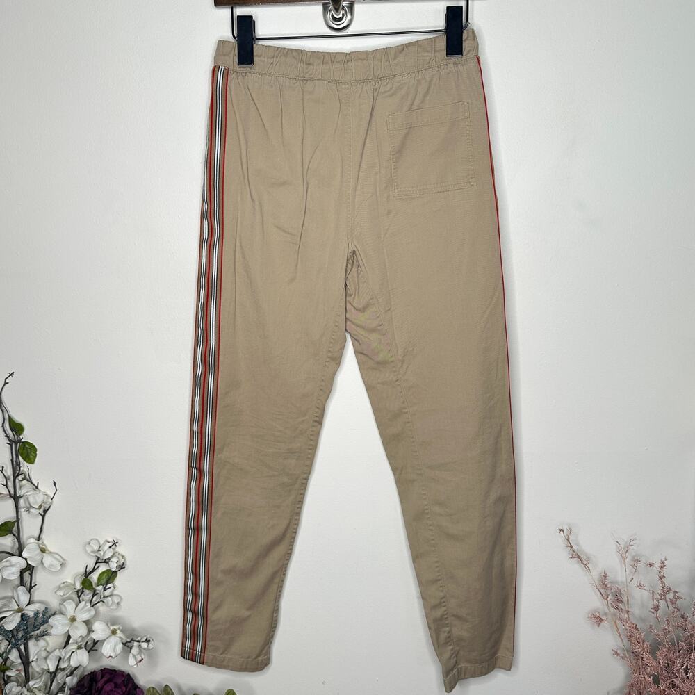 BURBERRY Chino Drawstring Pants Khaki Sz Kids Youth 14Y/Large $185 {I34} - Picture 3 of 6